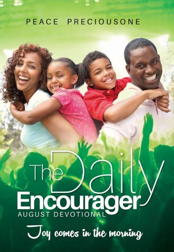 THE DAILY ENCOURAGER - AUGUST EDITION