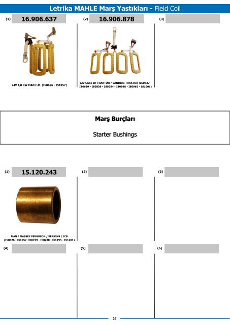 Original Starter and Alternator Parts - Оригинальные стартеры и генераторы