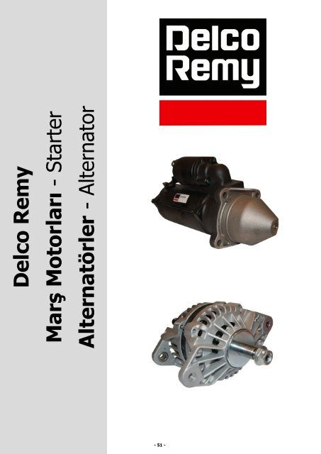 Original Starter and Alternator Parts - Оригинальные стартеры и генераторы