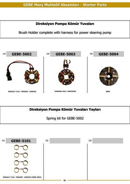 Original Starter and Alternator Parts - Оригинальные стартеры и генераторы