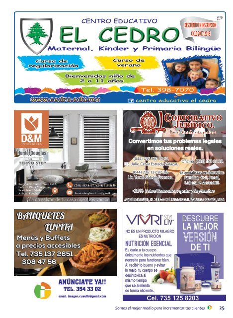 Revista Imagen Agosto 2017