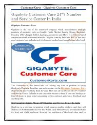 Gigabyte Customer Care