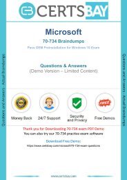 70-734 Exam Questions | Pass with Latest [2017] 70-734 Exam Dumps 2017