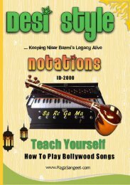 60 Bollywood Indian Songs Notations e-Book ID-2000