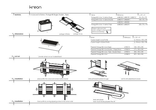 installation manual - Kreon
