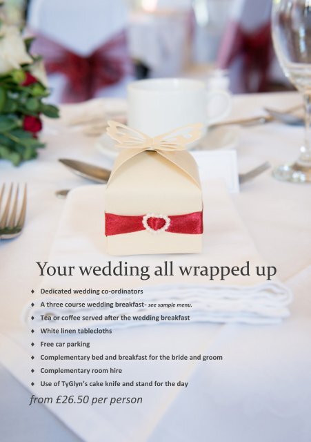 TyGlyn Wedding Brochure 