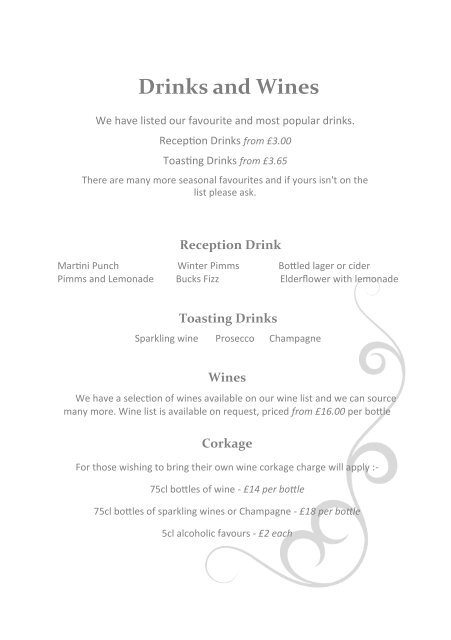 TyGlyn Wedding Brochure 