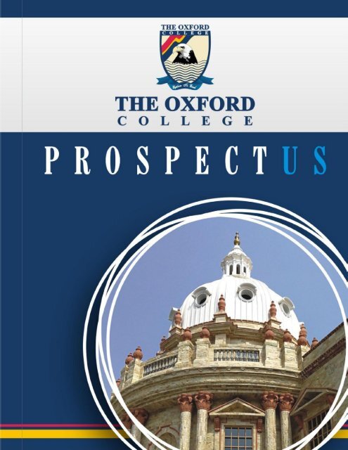 The Oxford College, Pakpattan - Prospectus 2017