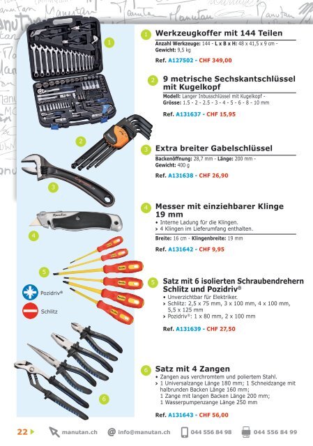 Wilkommen bei Manutan!