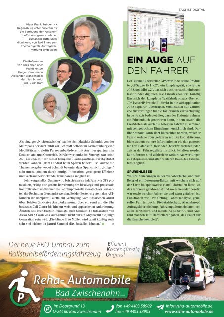 Taxi Times DACH - Juli 2017