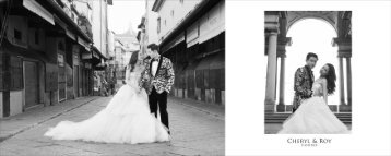 Roy & Cheryl Wee - Florence Prewedding Album 12x15"L