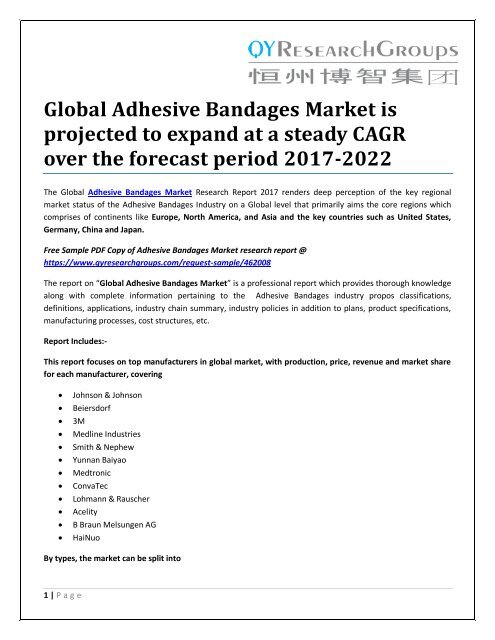 adhesive bandage definition