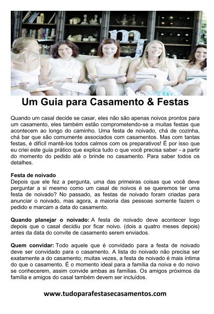 Guia de festas e casamentos Agosto/2017