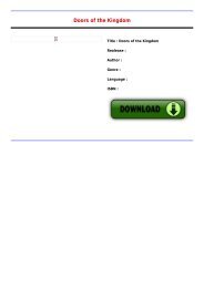 Download E-Book Doors of the Kingdom Full Collection