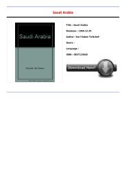 Download E-Book Saudi Arabia Full Collection