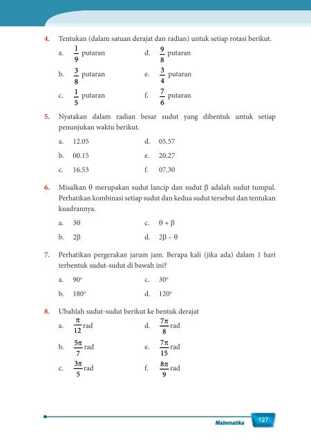 1 Radian Berapa Derajat
