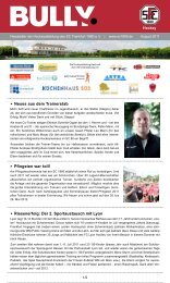 Bully Newsletter August 2011 - SC Frankfurt 1880 eV