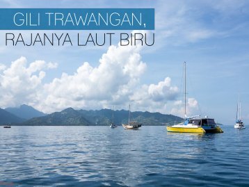 Tiket2 - Gili Trawangan, Rajanya Laut Biru