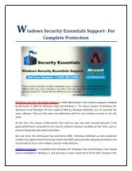 Windows Security Essentials Support +1-855-284-5355