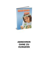 Abnehmen ohne zu hungern