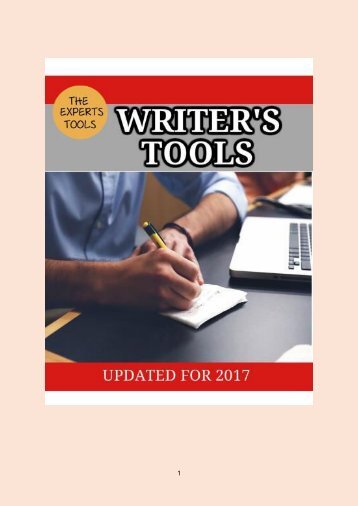 5 Writer's Tools