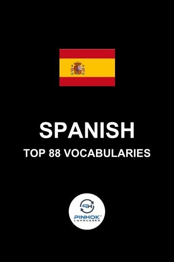 Spanish Top 88 Vocabularies