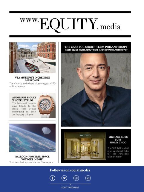 Equity Magazine August 2017 Issue