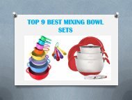 TOP 9 BEST MIXING BOWL SETS