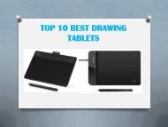 TOP 10 BEST DRAWING TABLETS