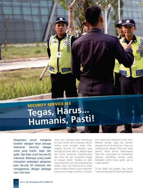 Majalah GREAT ISS Vol 2 No. 6 Agustus 2017