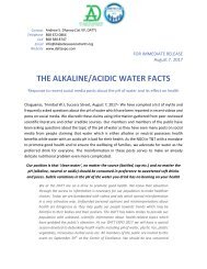 Press Release_ DATT comment on the Facts about pH and water.07.08.17