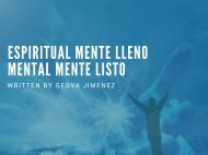 ESPIRITUALMENTE LLENO MENTALMENTE LISTO