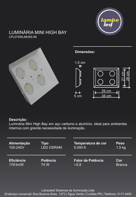 Luminaria Mini High Bay