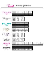 Shirley Of Hollywood Size Chart