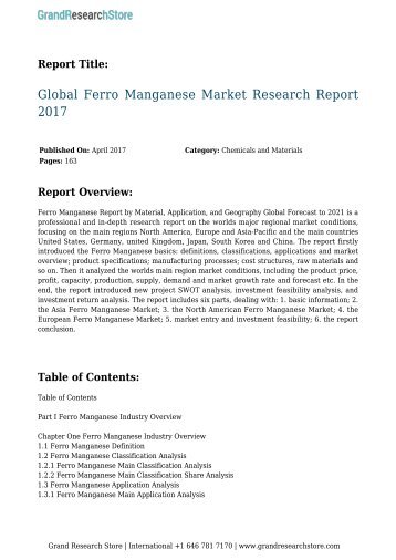 global-ferro-manganese-market-research-report-2017-grandresearchstore