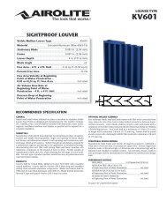 SIGHTPROOF LOUVER - Airolite Company