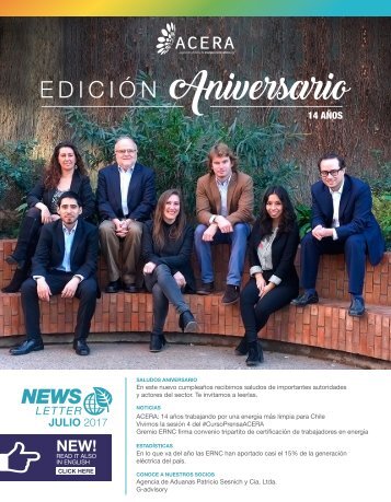 Newsletter ACERA - Julio 2017