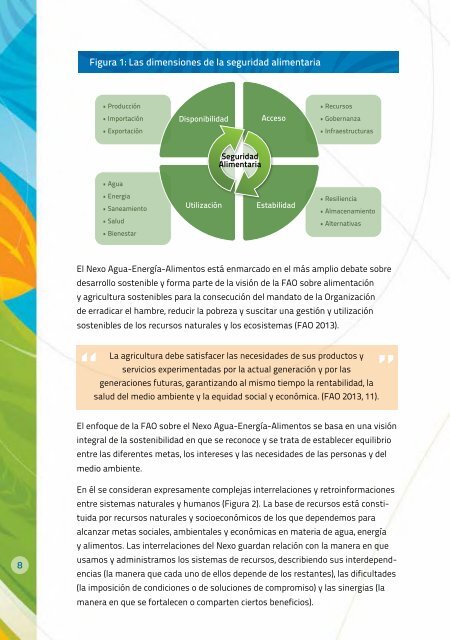 FAO, 2014 - El nexo Agua-Energía-Alimentos