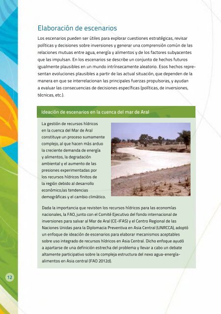 FAO, 2014 - El nexo Agua-Energía-Alimentos