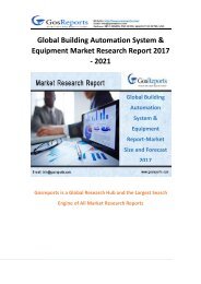 Global Market Research on Building Automation System & Equipment 2017