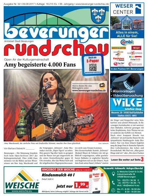 Beverunger Rundschau 2017 KW 32