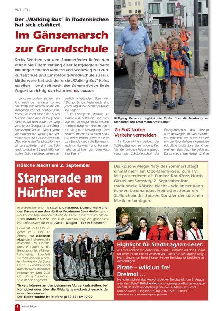 Kölner Süden Magazin Juli 2017