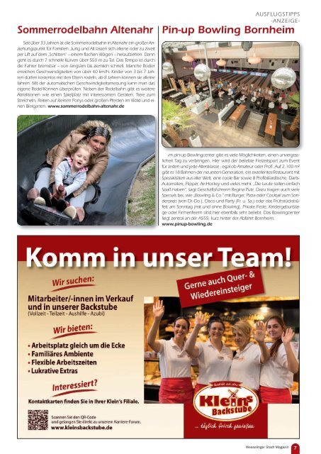 Wesselinger Stadt Magazin Juli 2017