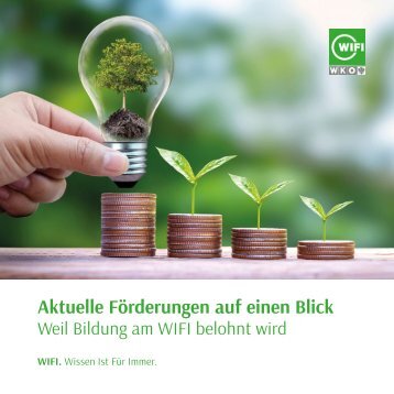 Aktuelle Förderungen auf einen Blick