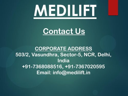 Medilift Air Ambulance from Nagpur with World Class Facilities