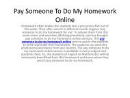 Pay Someone To Do My Homework Online