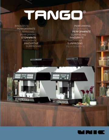 gamme tango - UNIC - machine cafe expresso
