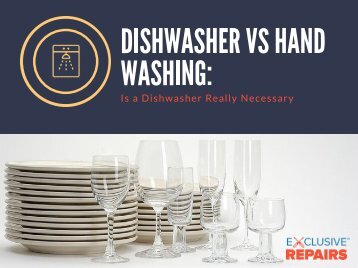 Dishwasher vs Hand Washing