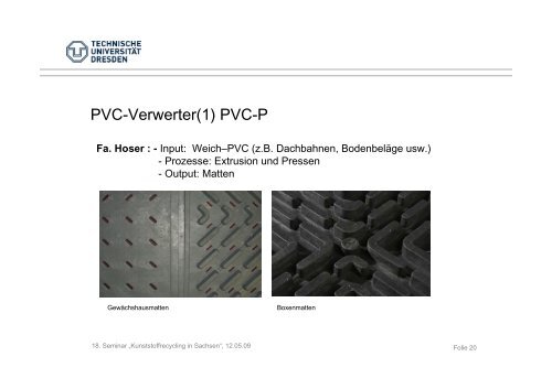 Stoffstrombilanz PVC - Versuch einer Bilanzierung deutscher PVC ...