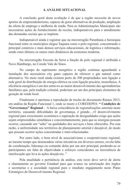 Livro • Corede • Plano Estratégico de Desenvolvimento _0